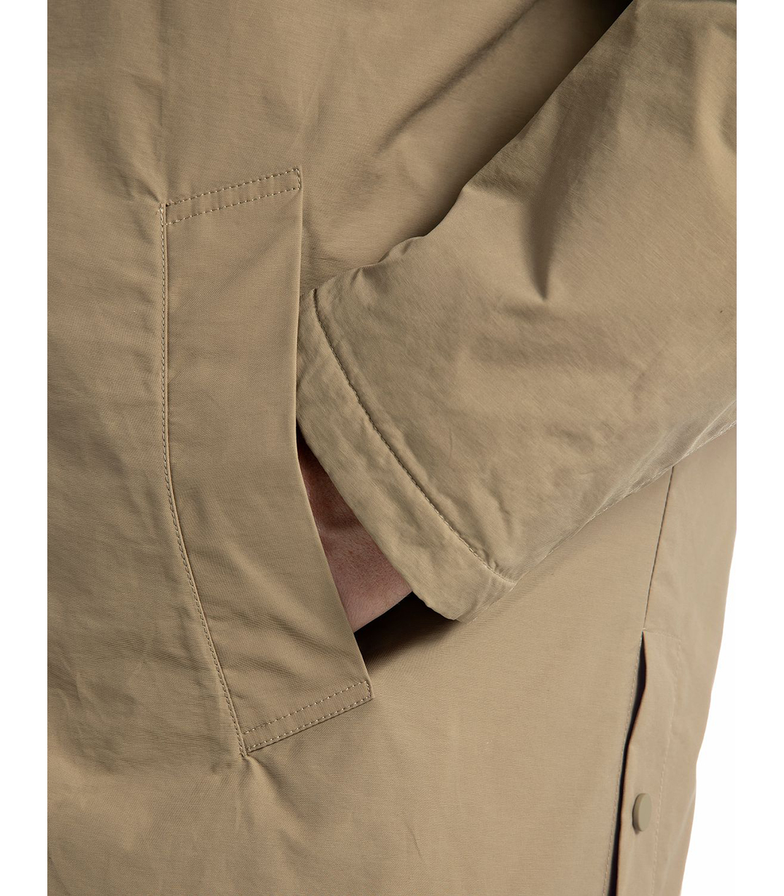 フード付きロングパデッドジャケット 詳細画像 ライトコーヒー 6